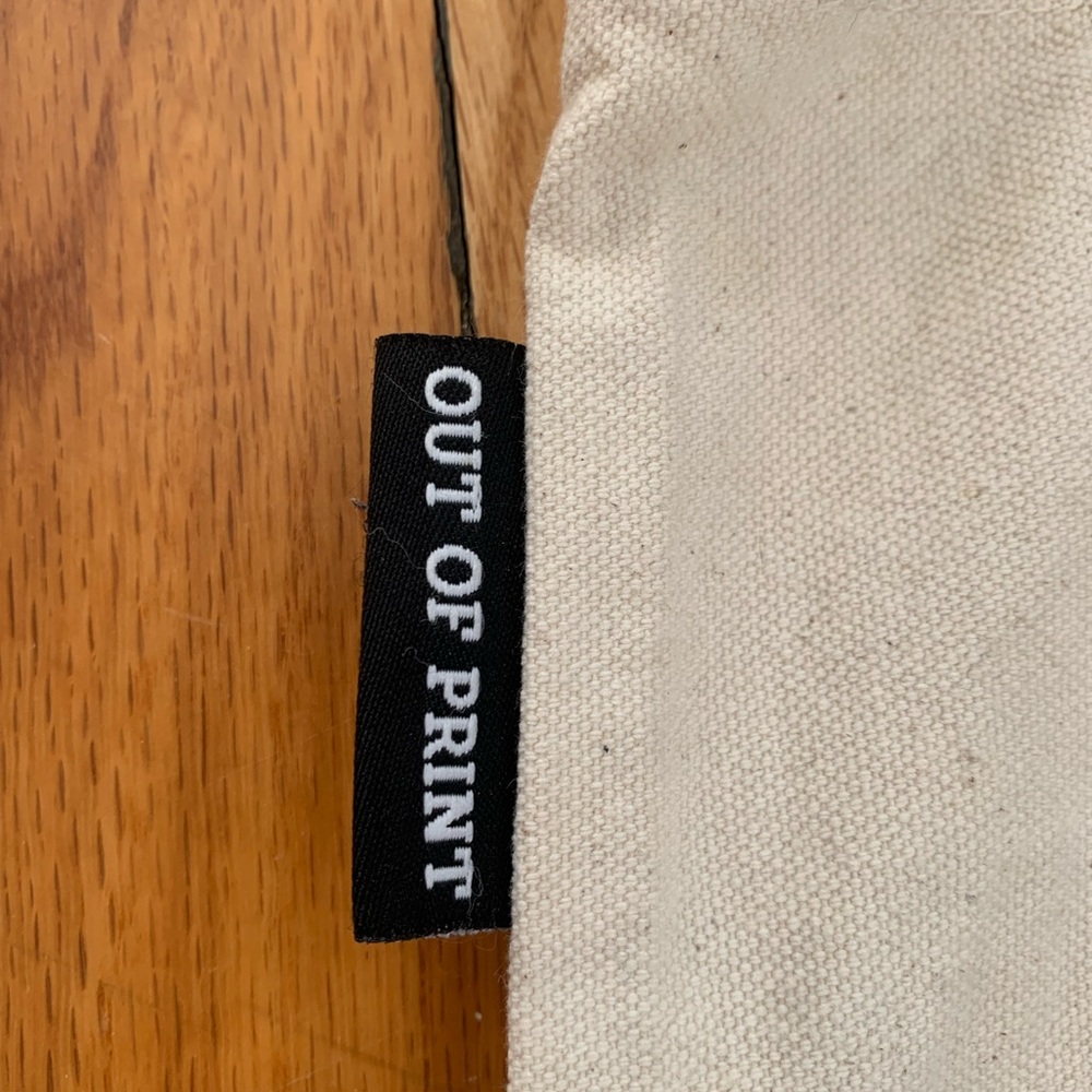 Out of Print Jane Eyre Tote Bag - Cream, Black, and Purple - Picture 6 of 6